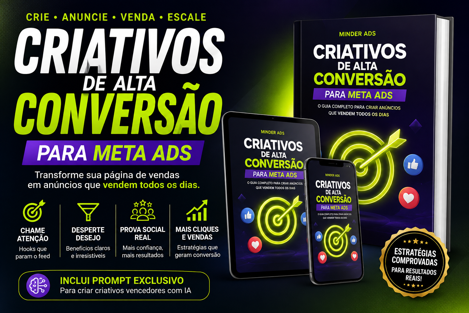 Como Criar Criativos de Alta Conversão para Meta Ads Usando a Sua Página de Vendas